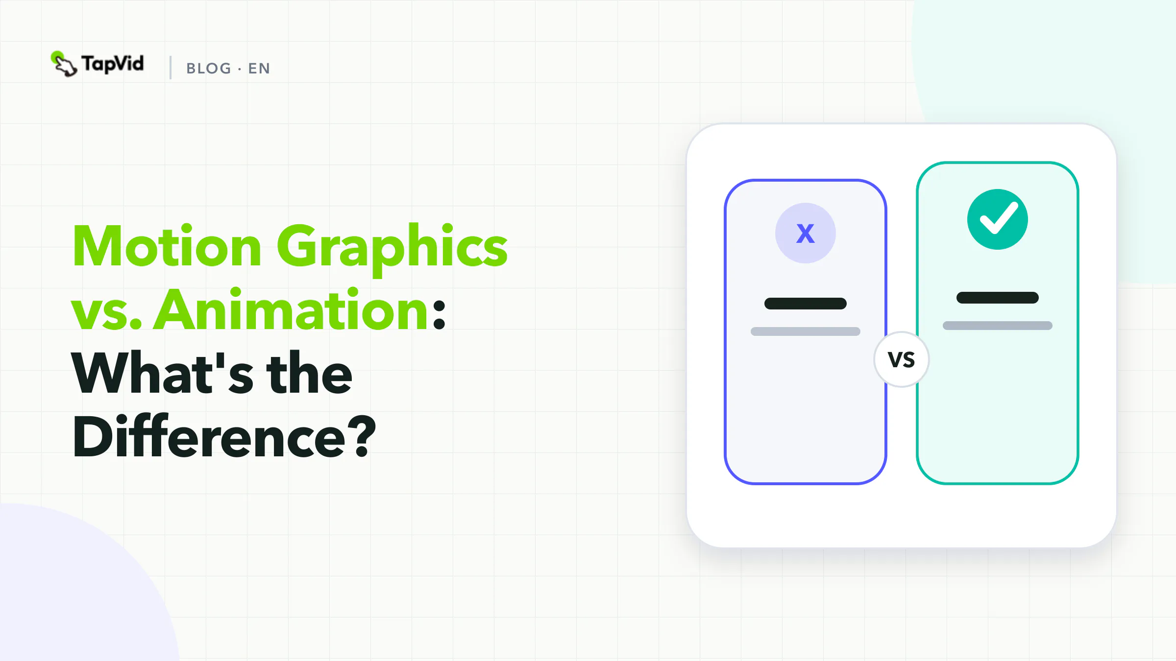 Motion graphics vs animation: information-first vs story-first