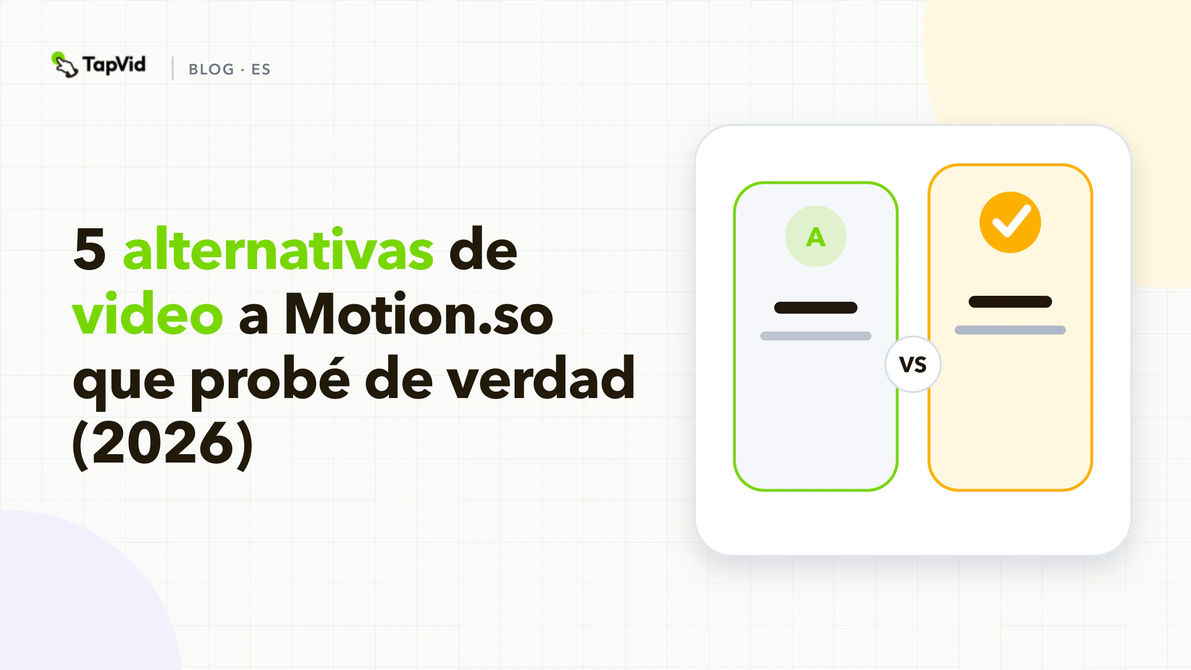 Cinco alternativas a Motion.so comparadas tras realizar pruebas prácticas de generación