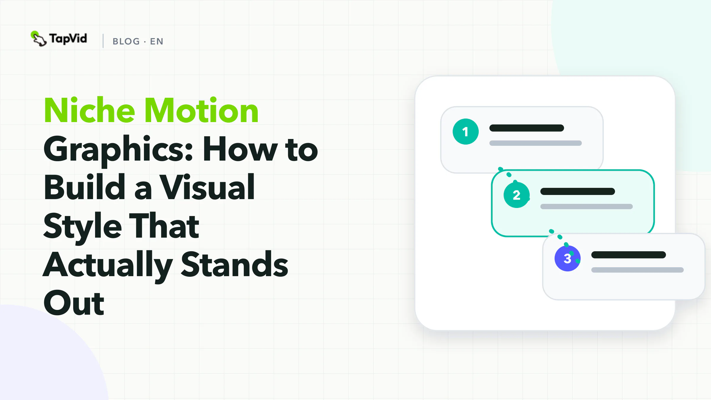 Niche Motion Graphics Stand-Out Style