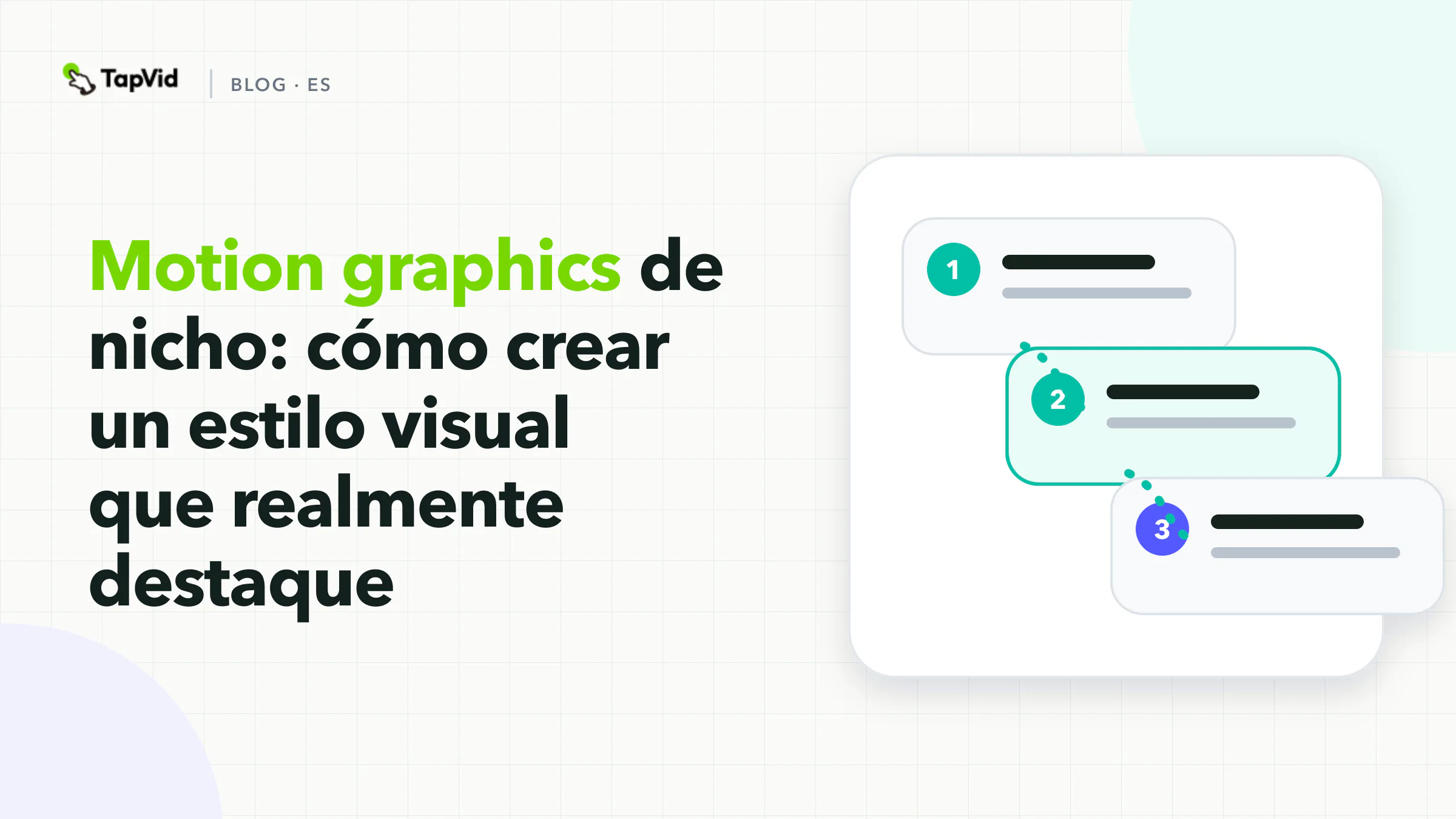 Un estilo de motion graphics de nicho que destaca