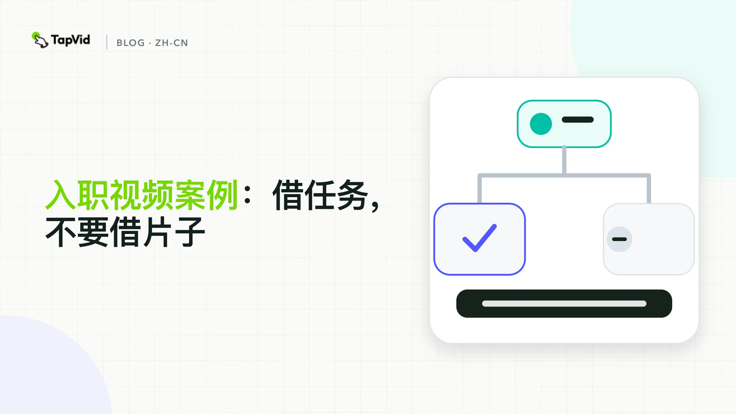 决策树:先按新员工任务给入职片段分类,然后借任务,别借文化片。