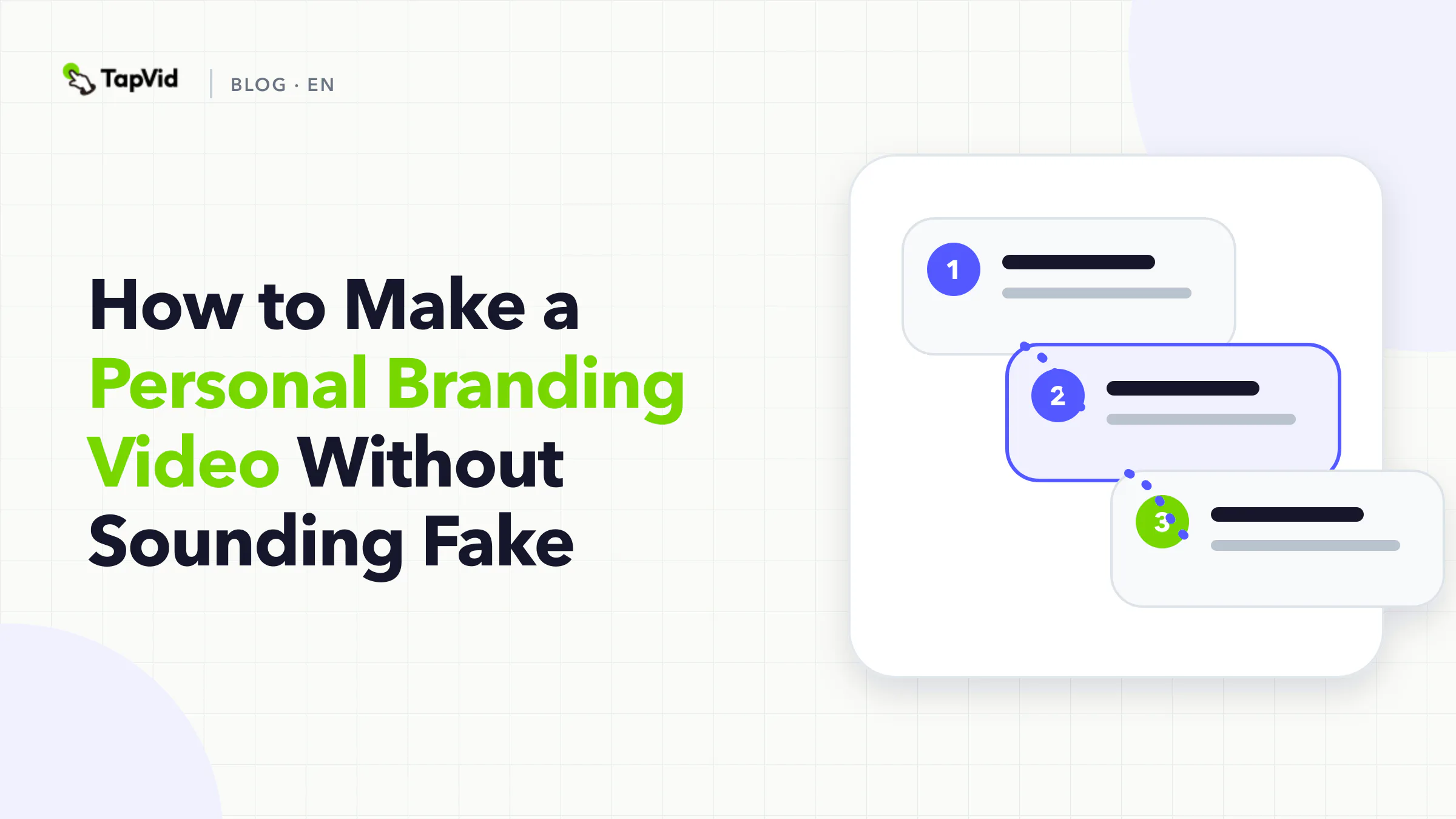 Personal branding video guide based on real identity, owned expertise, and a clear video system