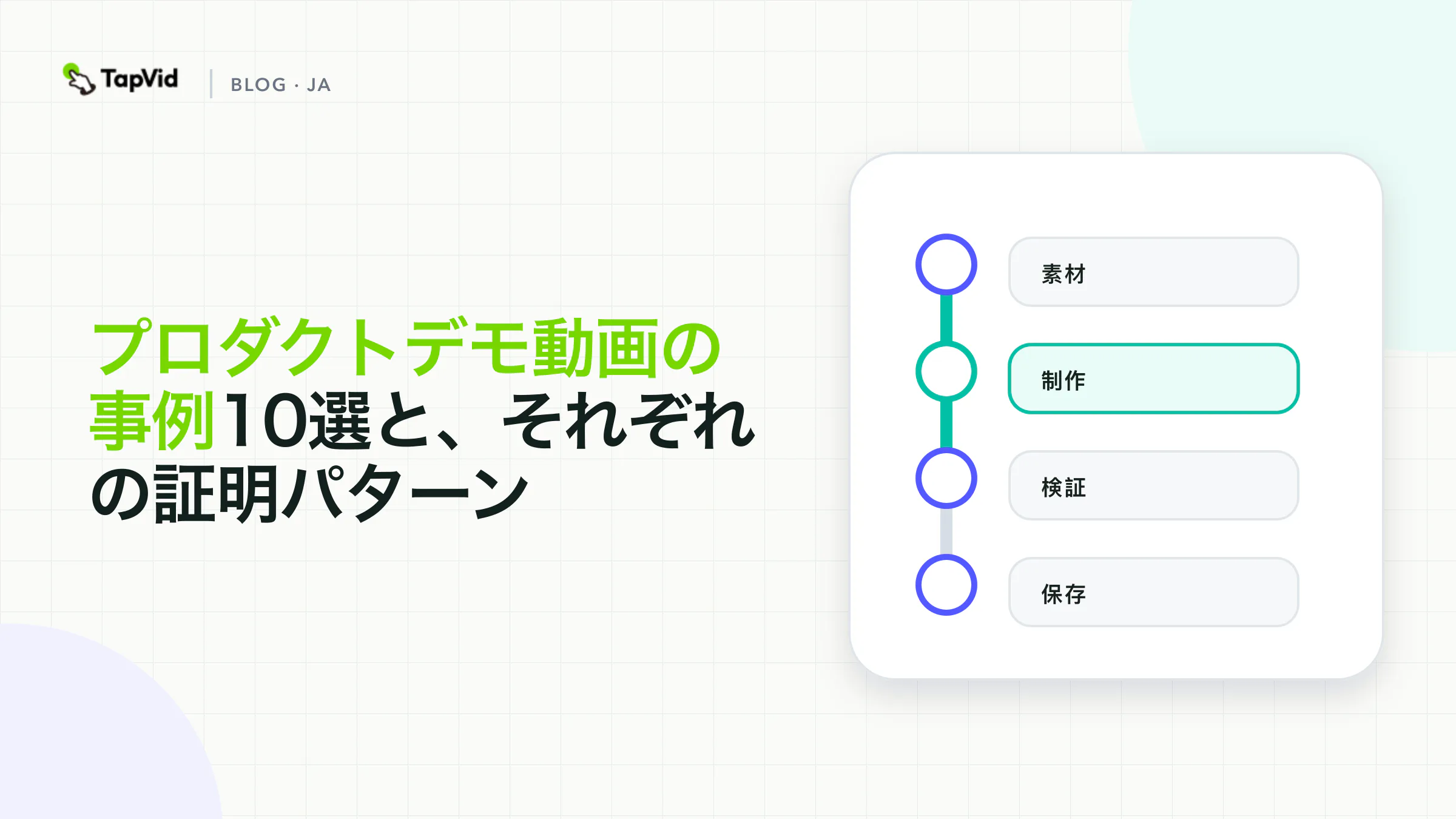 証明を起点に整理したプロダクトデモ動画10事例