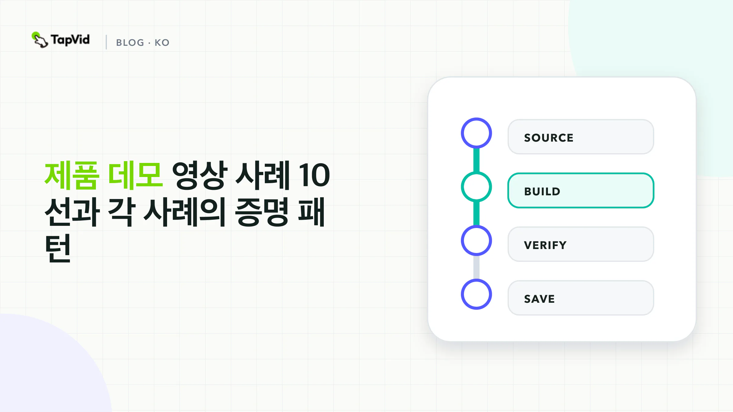 증명 우선 관점으로 정리한 제품 데모 영상 10가지