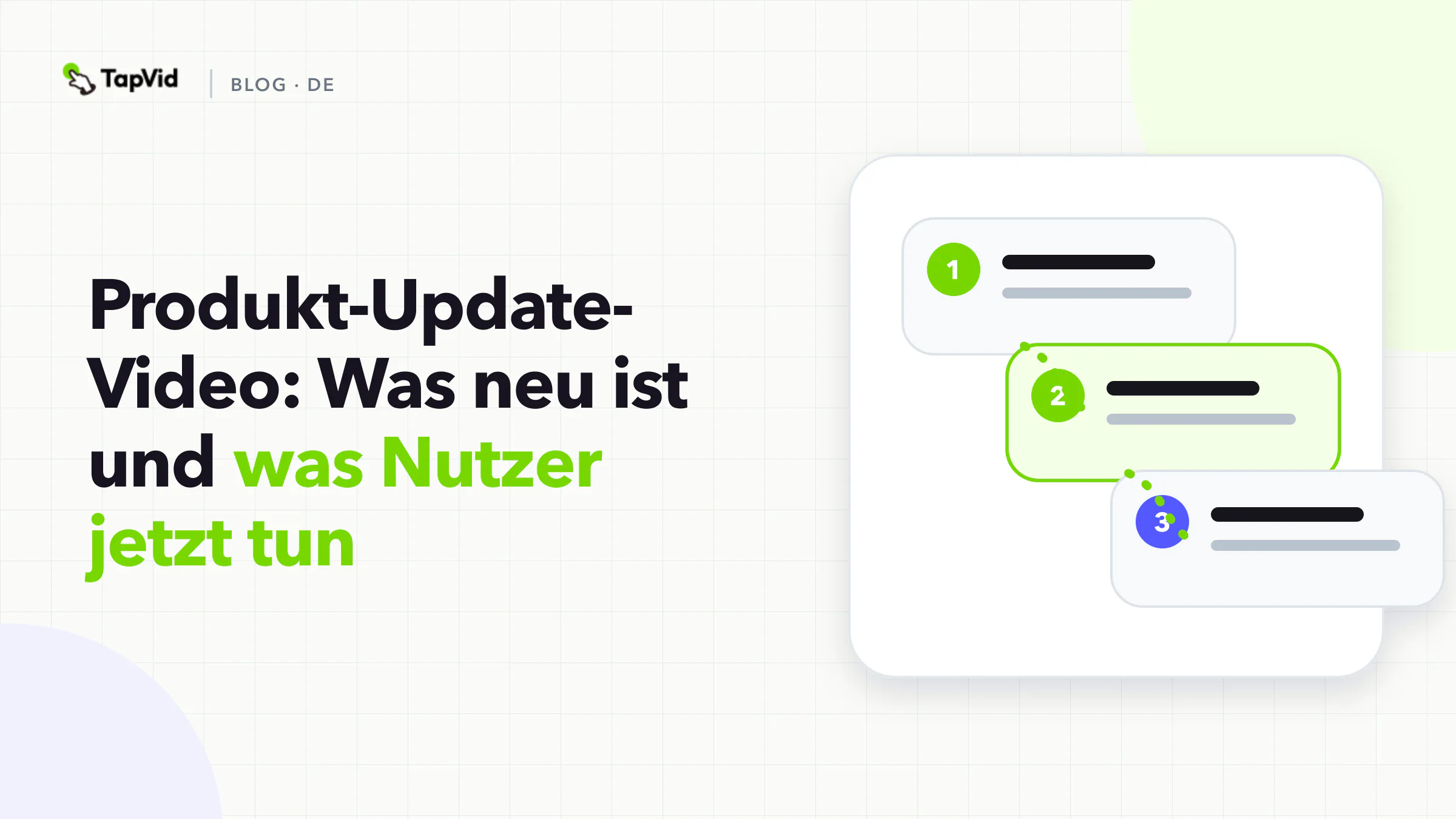 Produkt-Update-Video: Was neu ist und was Nutzer jetzt tun