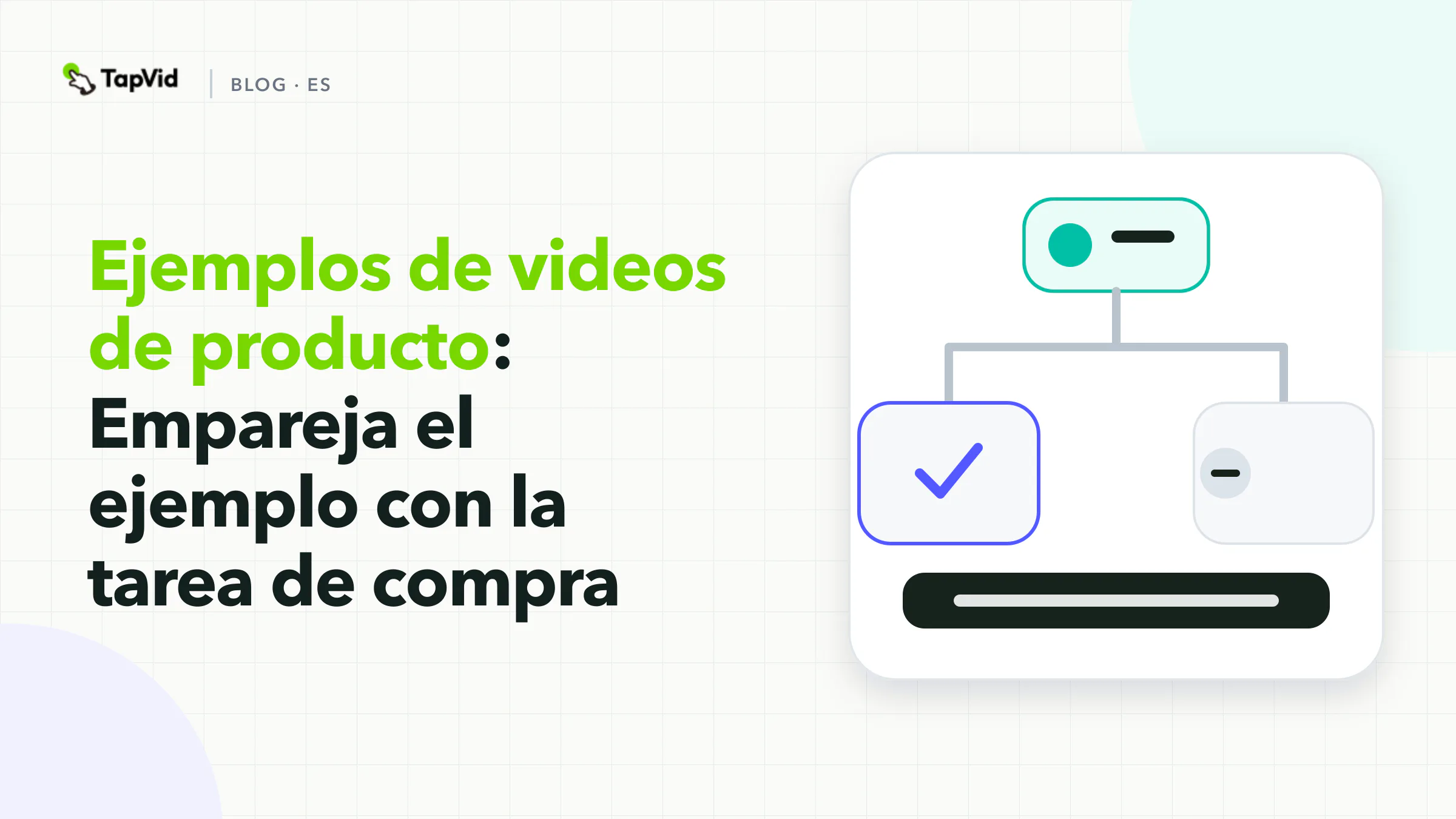 Empareja un ejemplo de video de producto con inspección, mecanismo, contexto o lanzamiento.