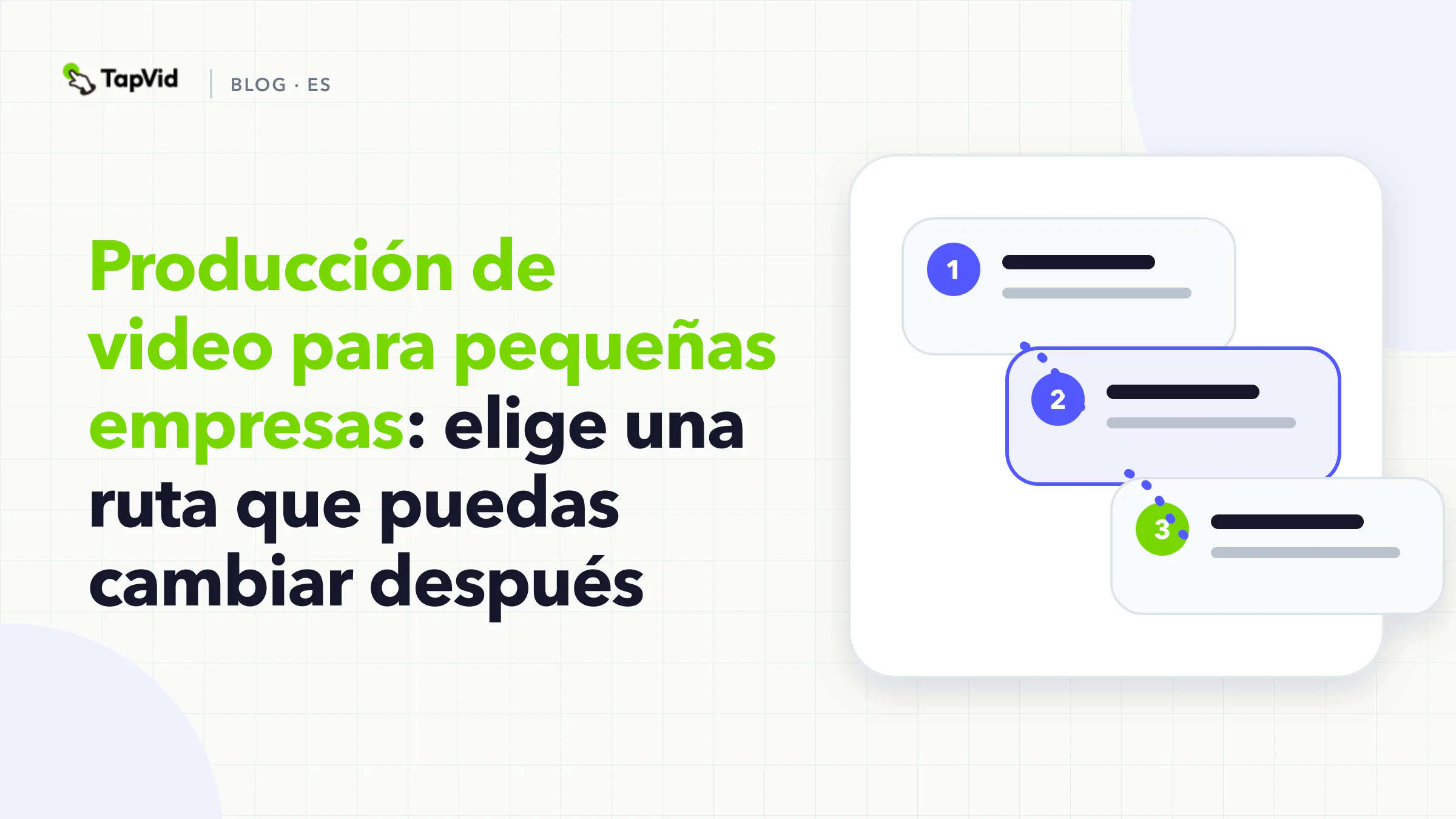 Tres rutas de proveedor para un video que puedes cambiar después: filma a la persona, reutiliza archivos o escribe un brief
