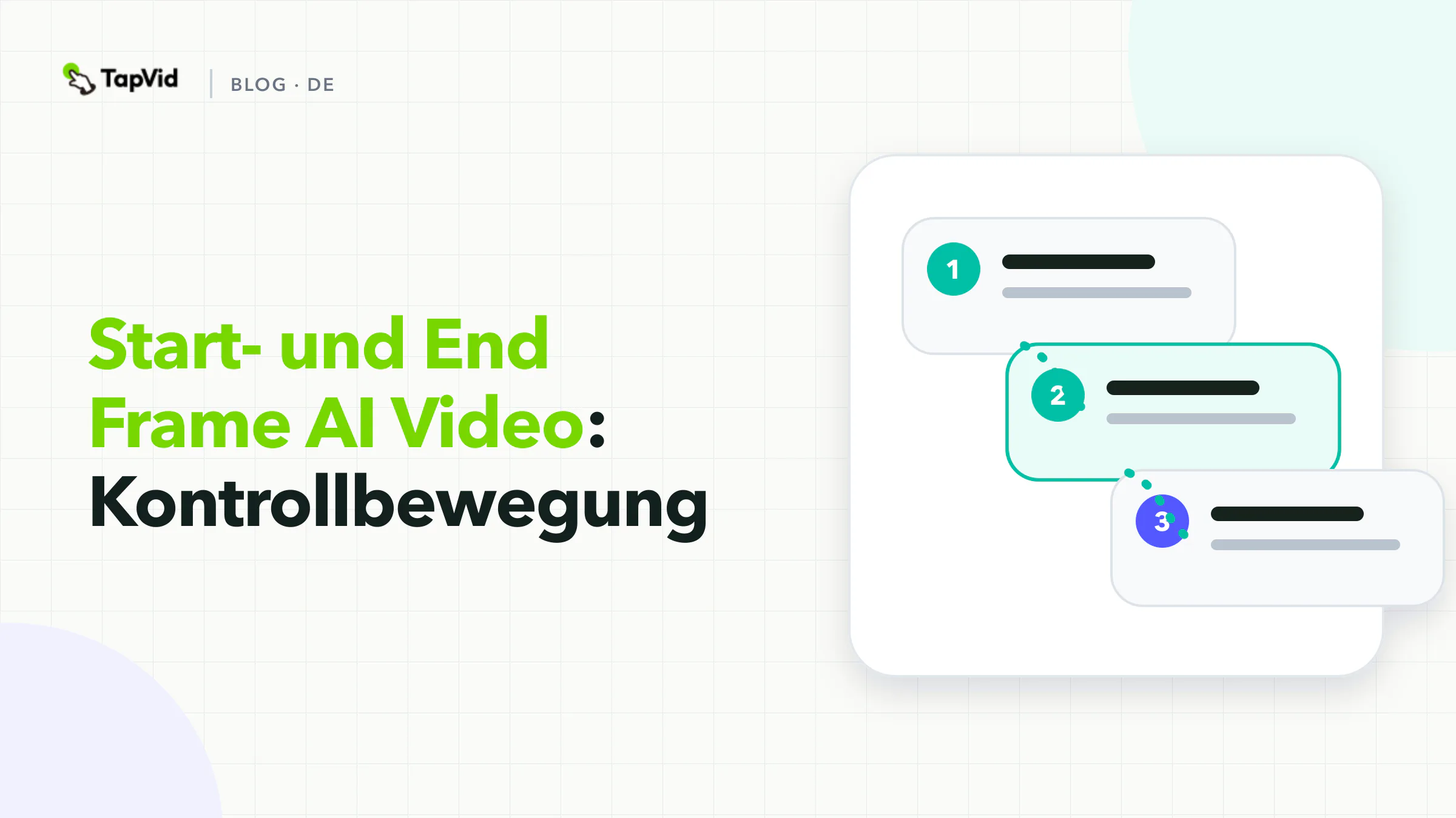 Start- und End Frame AI Video: Workflow, Nachweise und Akzeptanzprüfungen für Kontrollbewegungen