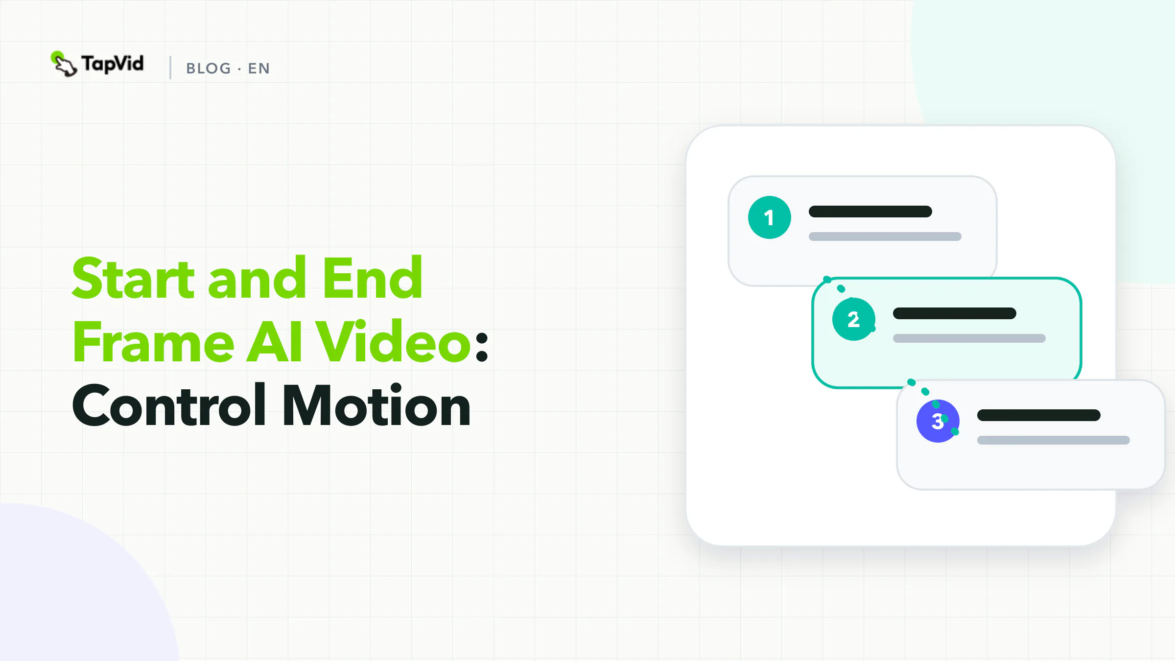 Start and End Frame AI Video: Control Motion workflow, evidence, and acceptance checks