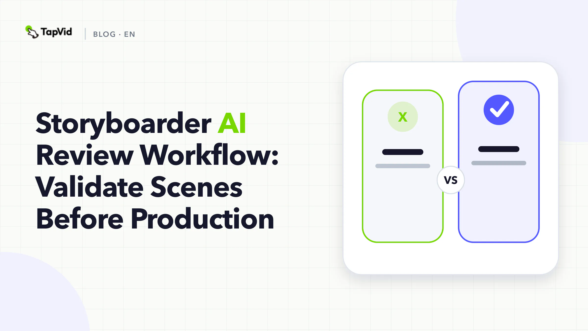 Validate scenes before production