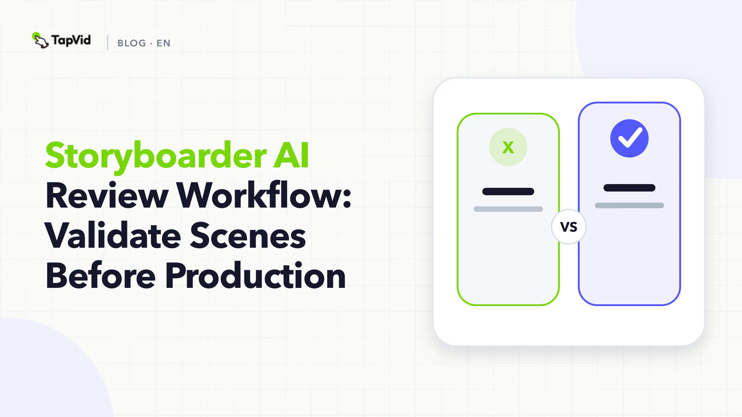 Validate scenes before production