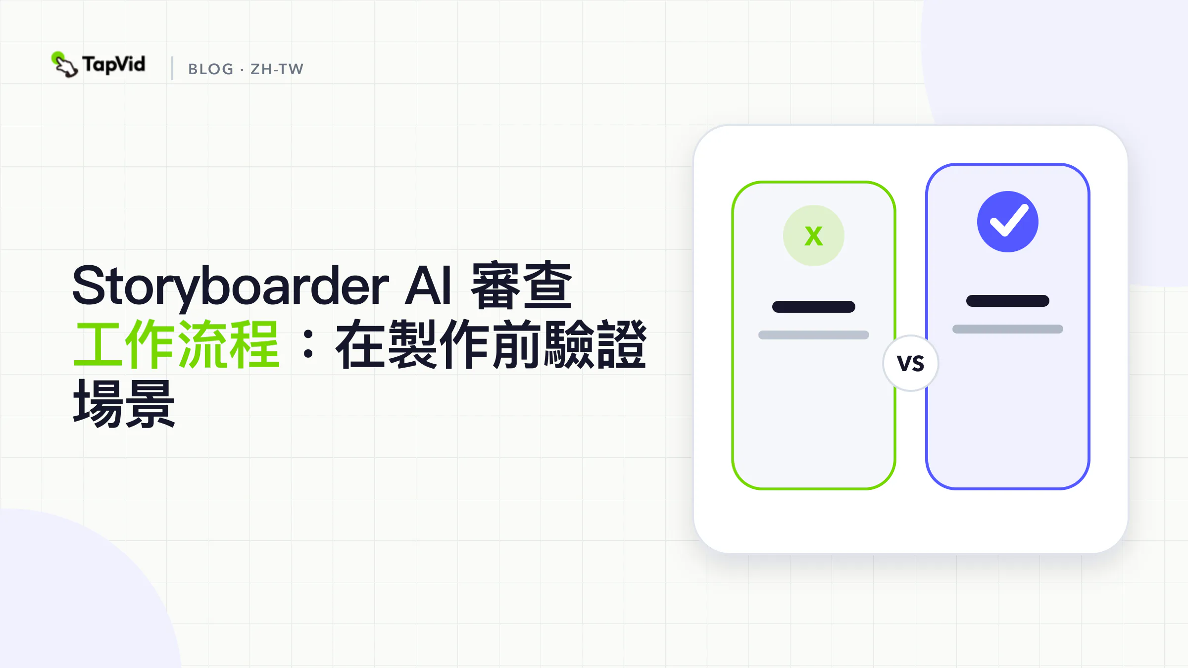 製作前先驗證場景