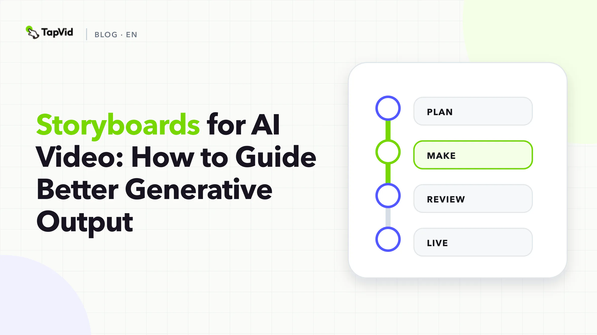 Storyboards for AI video: guide better generative output