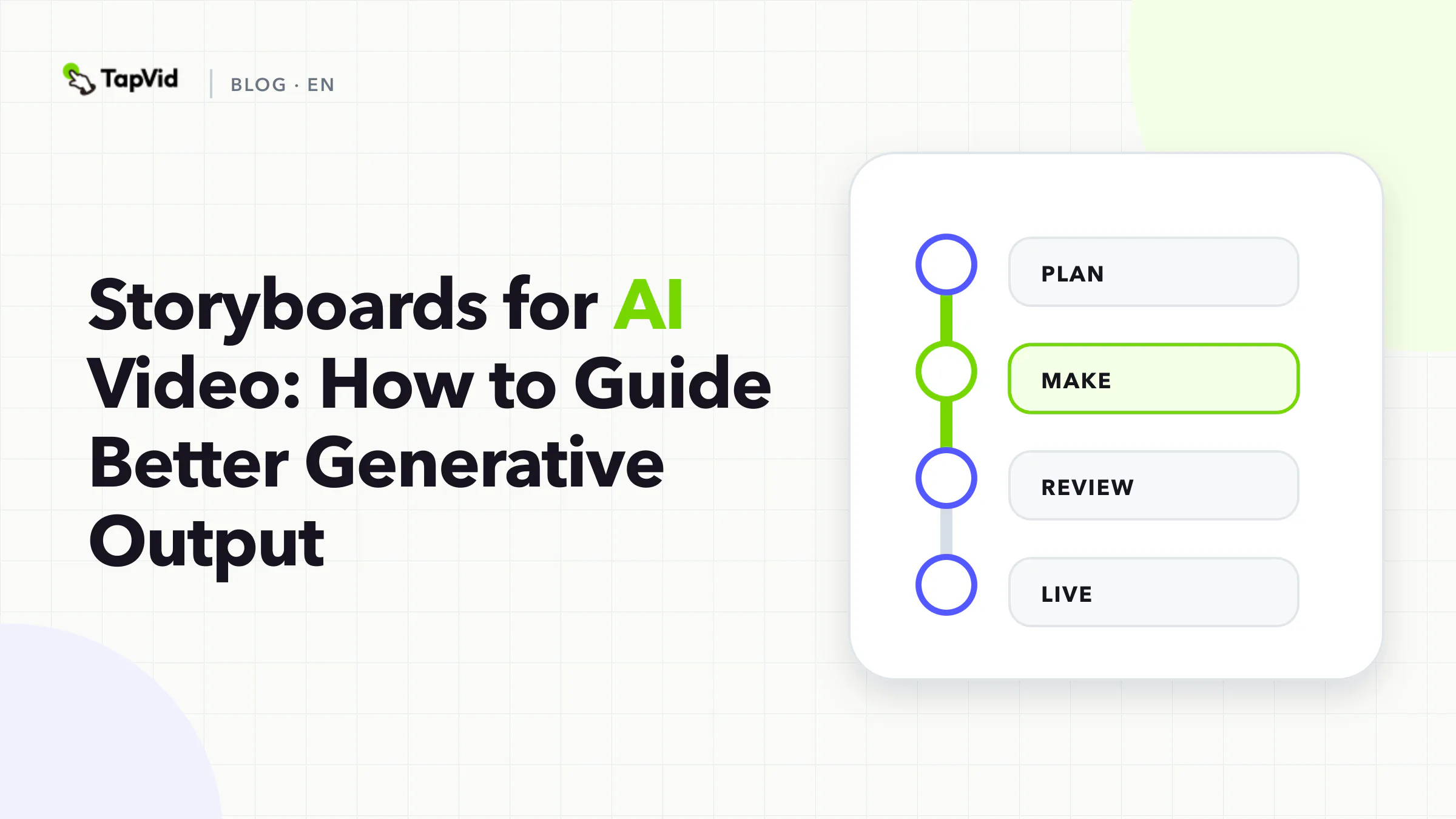 Storyboards for AI video: guide better generative output