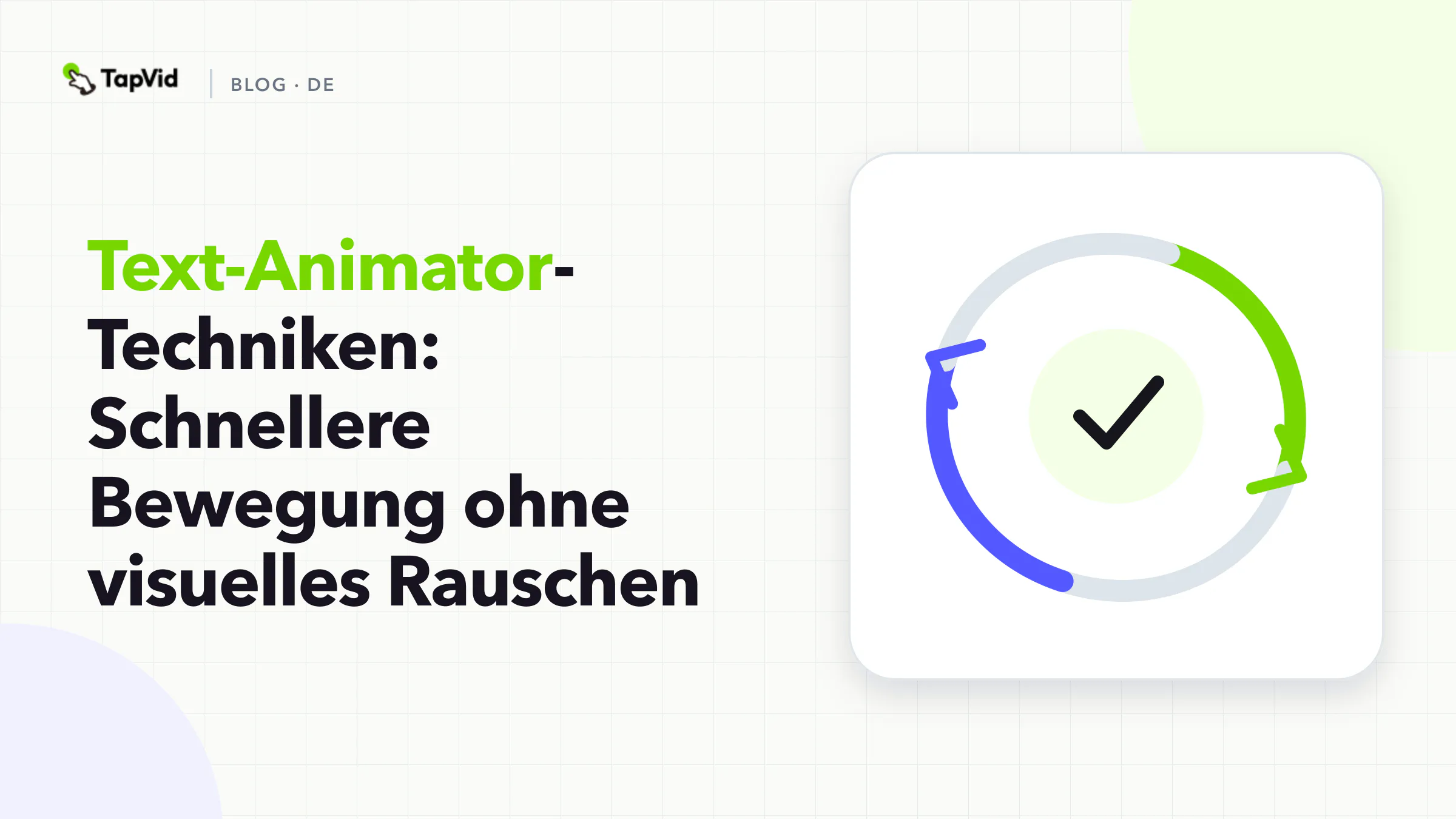 Schneller Motion-Effekte erstellen, ohne visuelles Rauschen