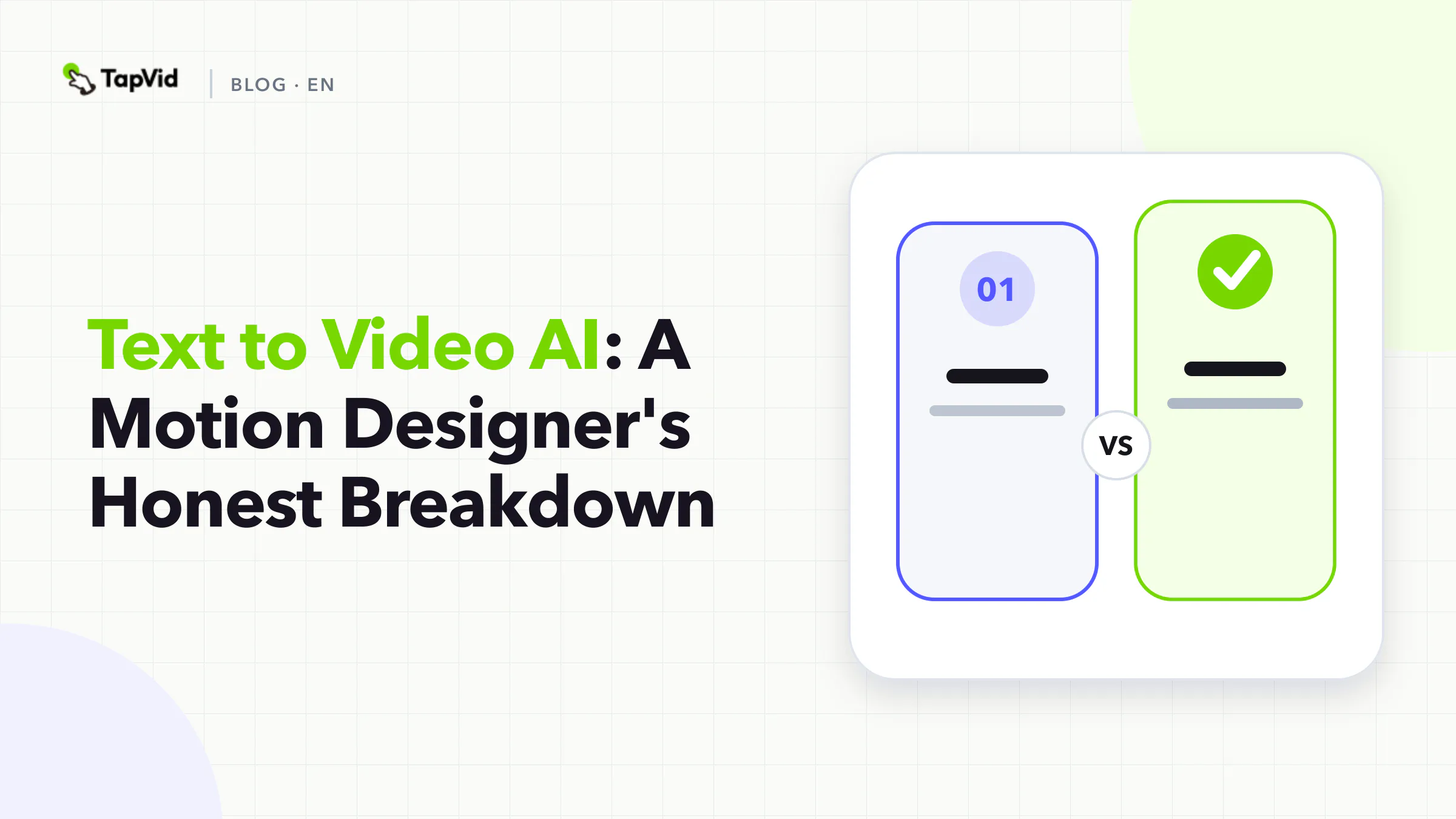 Text to Video AI A Motion Designers Verdict