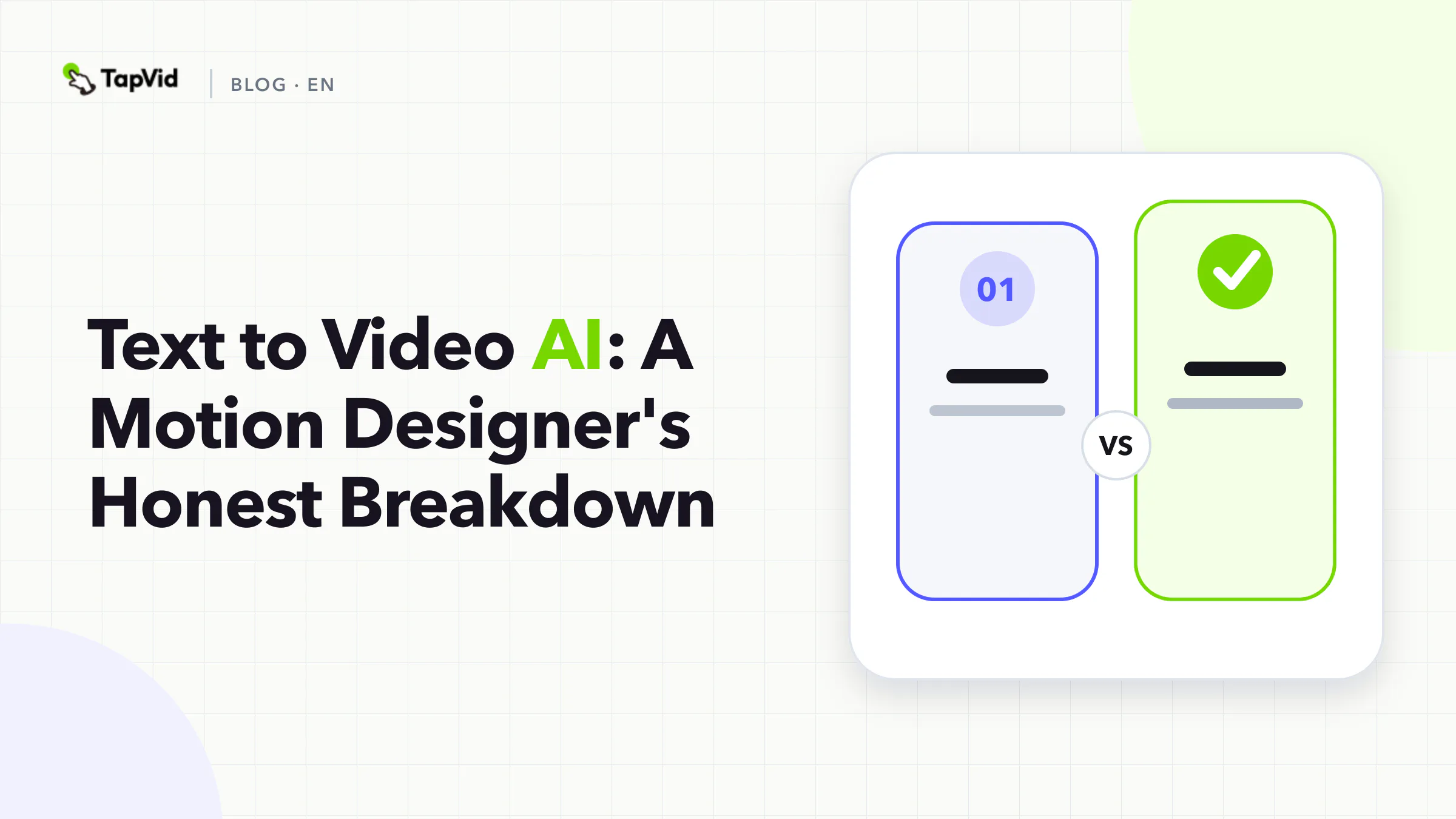 Text to Video AI A Motion Designers Verdict