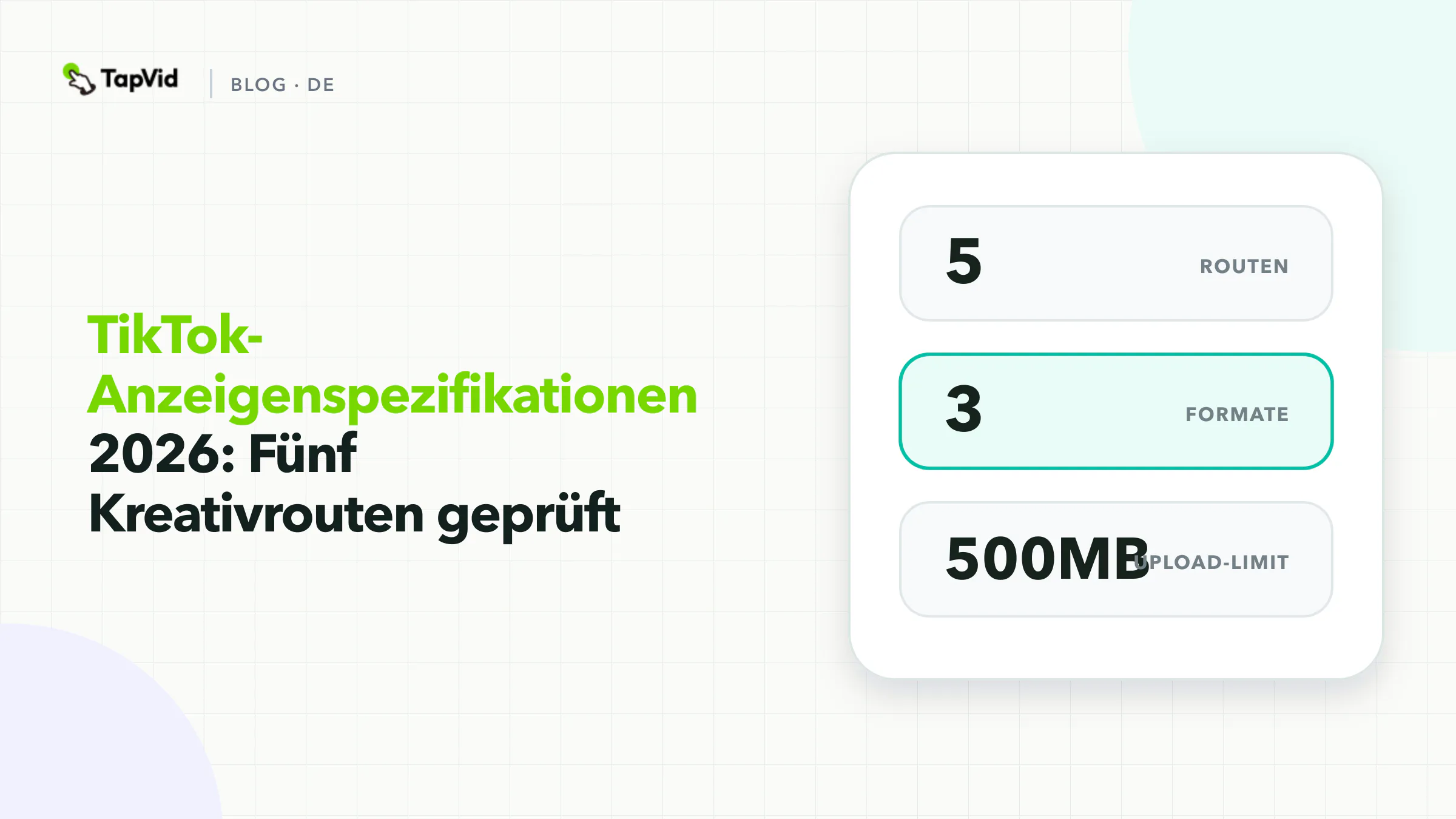 TikTok-Anzeigenspezifikationen 2026: Fünf kreative Wege. Geprüftes Forschungscover