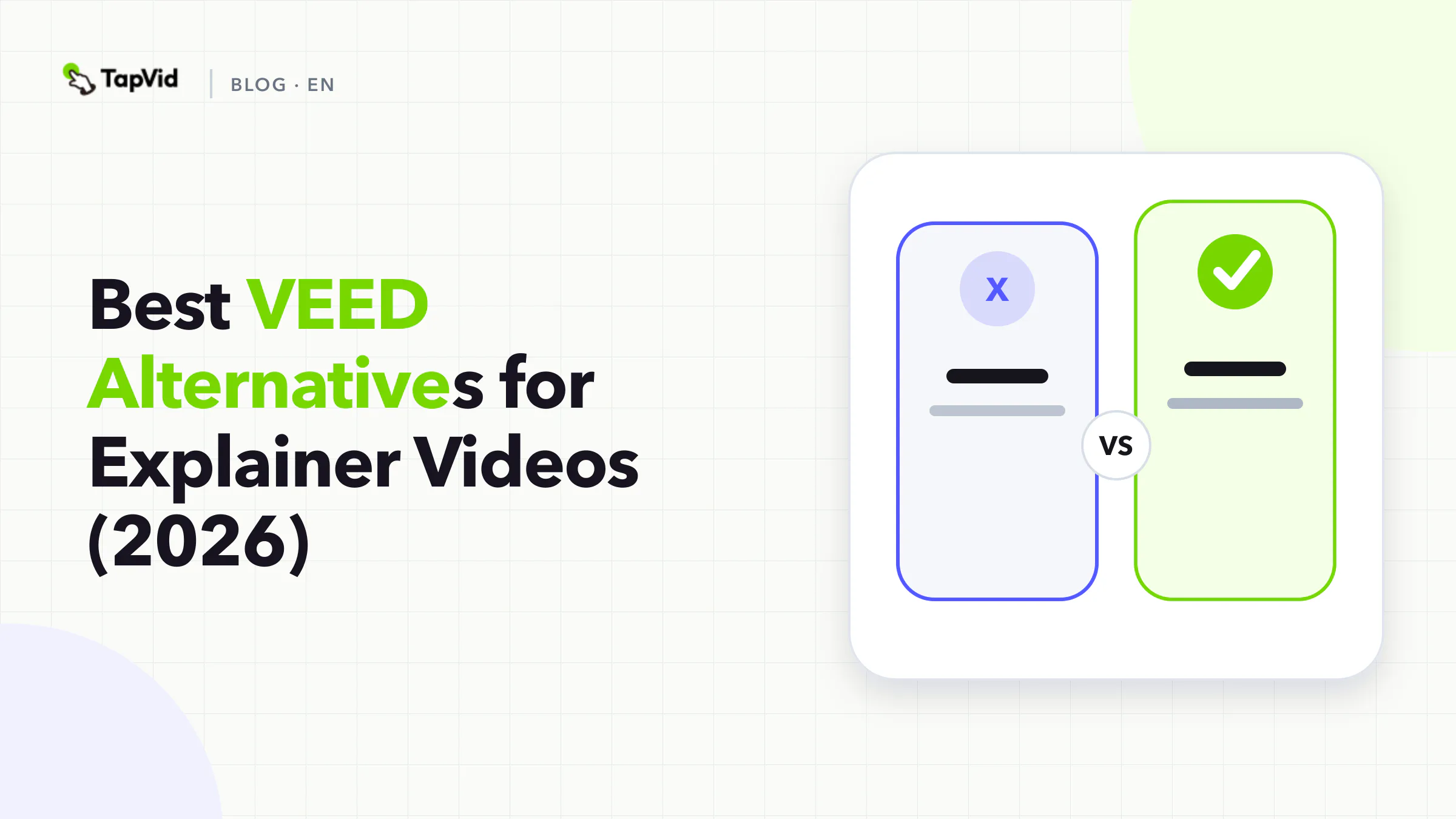 VEED alternatives compared for editing footage and generating explainer videos