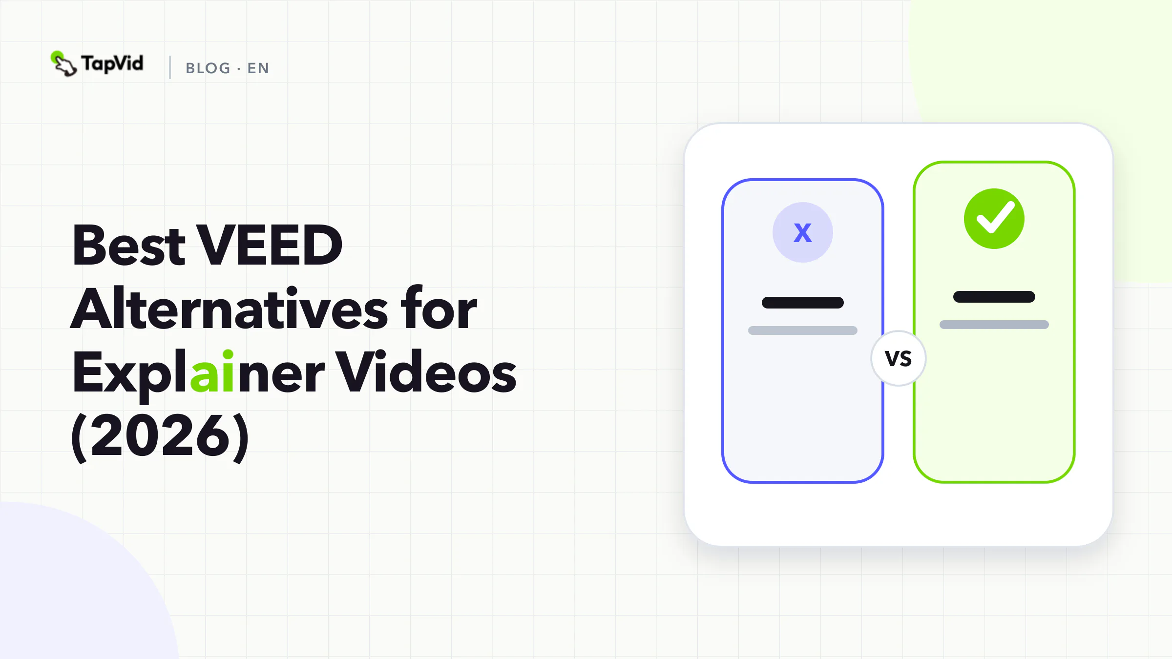VEED alternatives compared for editing footage and generating explainer videos