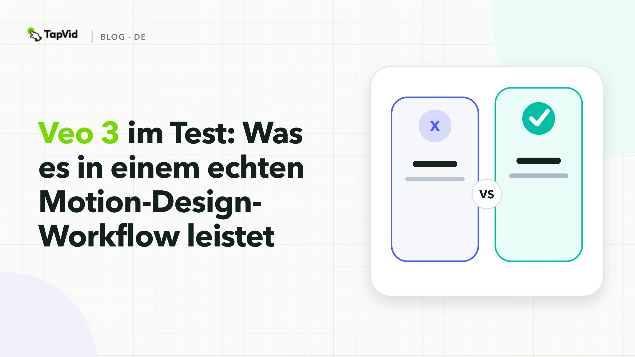 Veo 3 im Test in einem echten Motion-Workflow