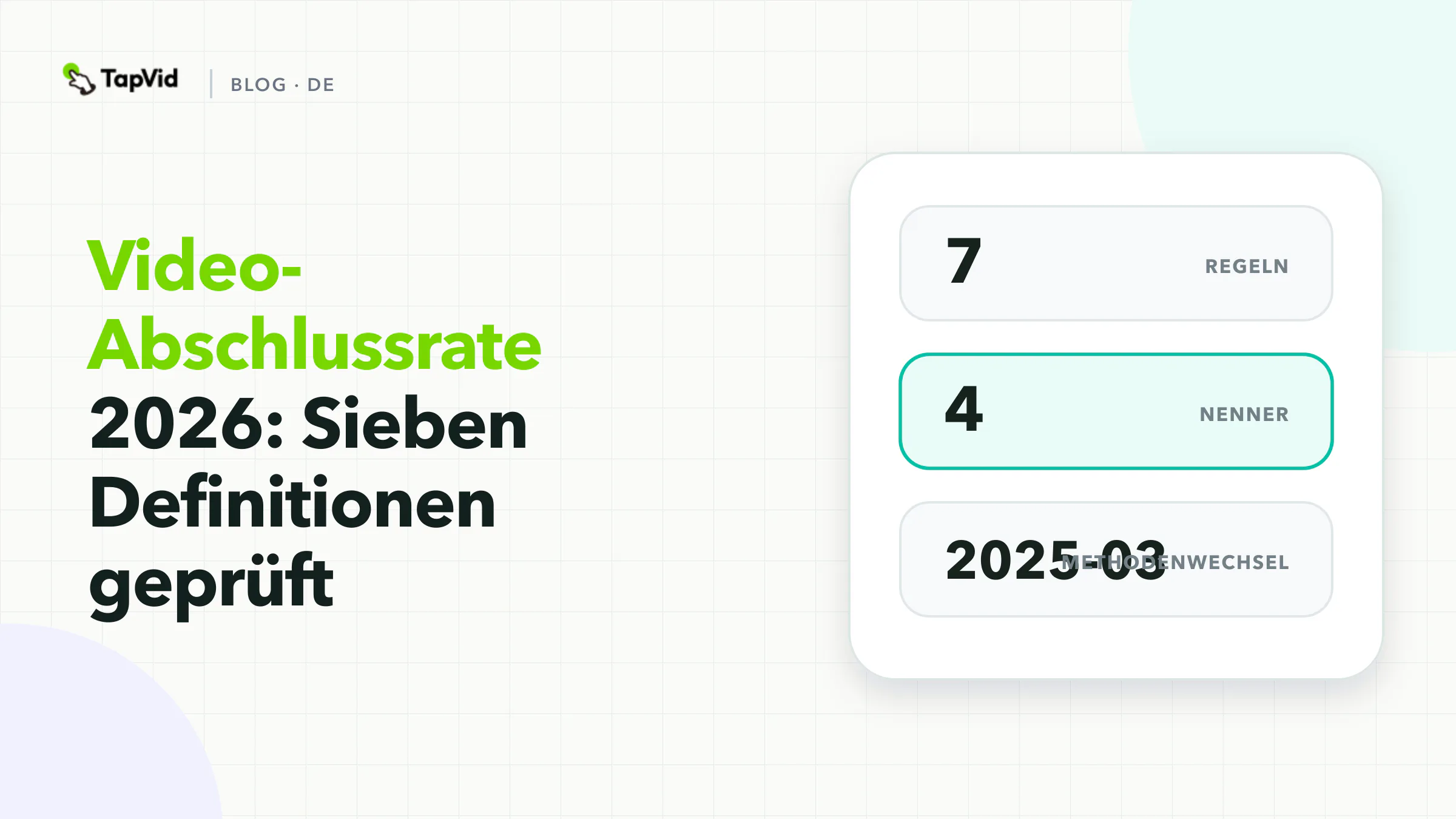 Video-Abschlussrate 2026: Sieben Definitionen Geprüfte Forschungsabdeckung