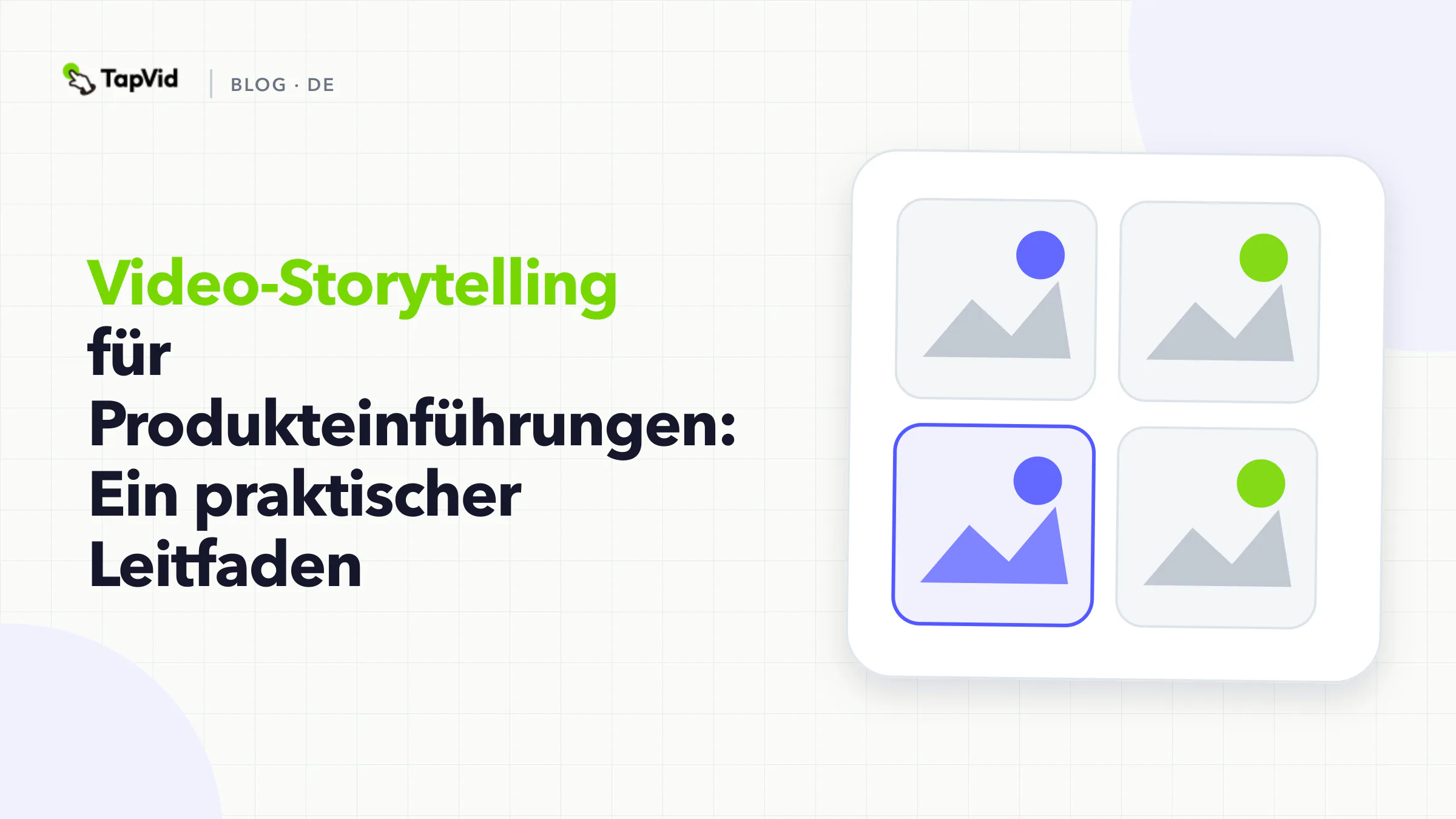 Video-Storytelling für Produkteinführungen, dargestellt als Story-Pfad mit sechs Takten