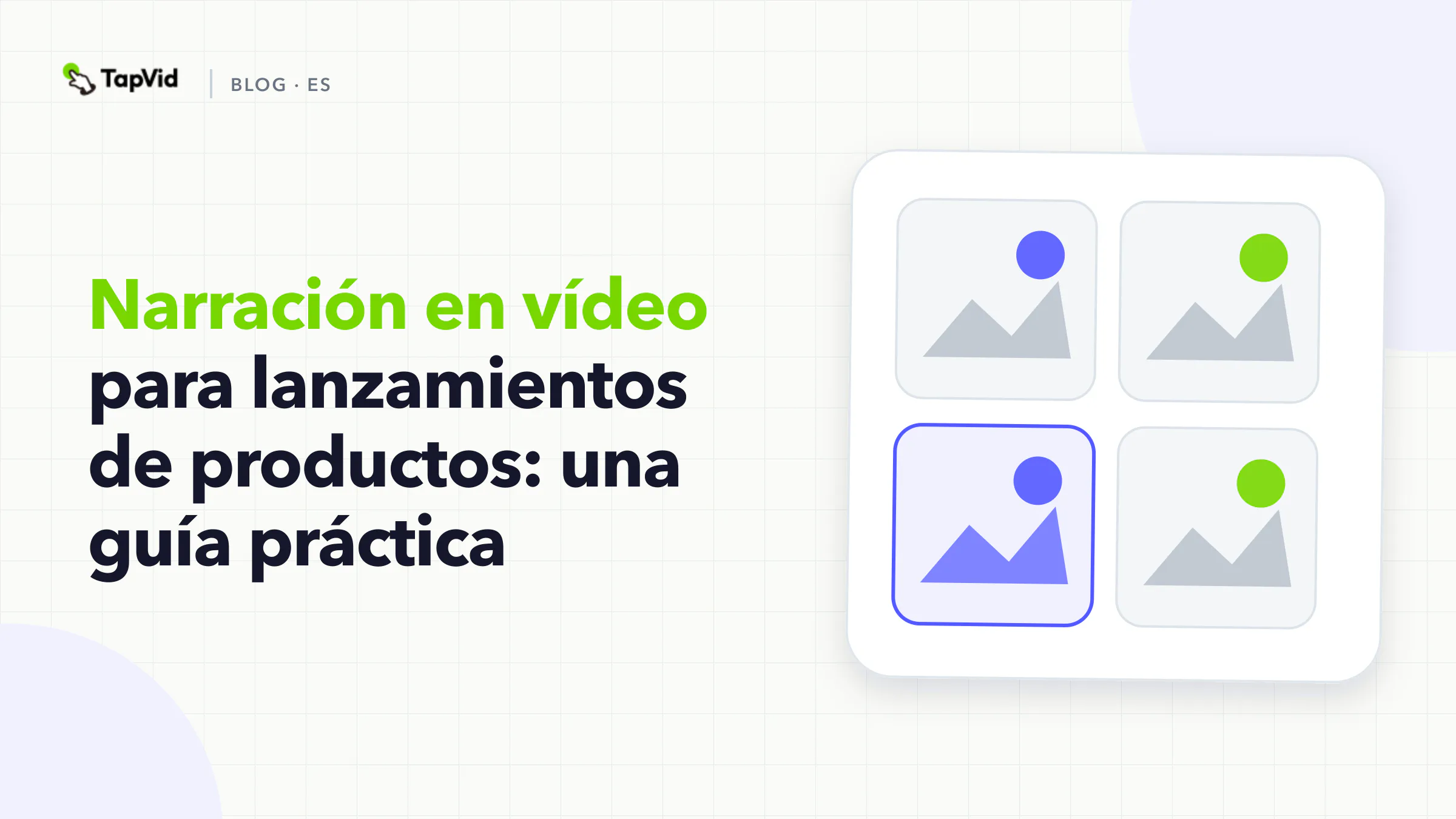 Narración en vídeo para lanzamientos de productos mostrada como una historia de seis tiempos.