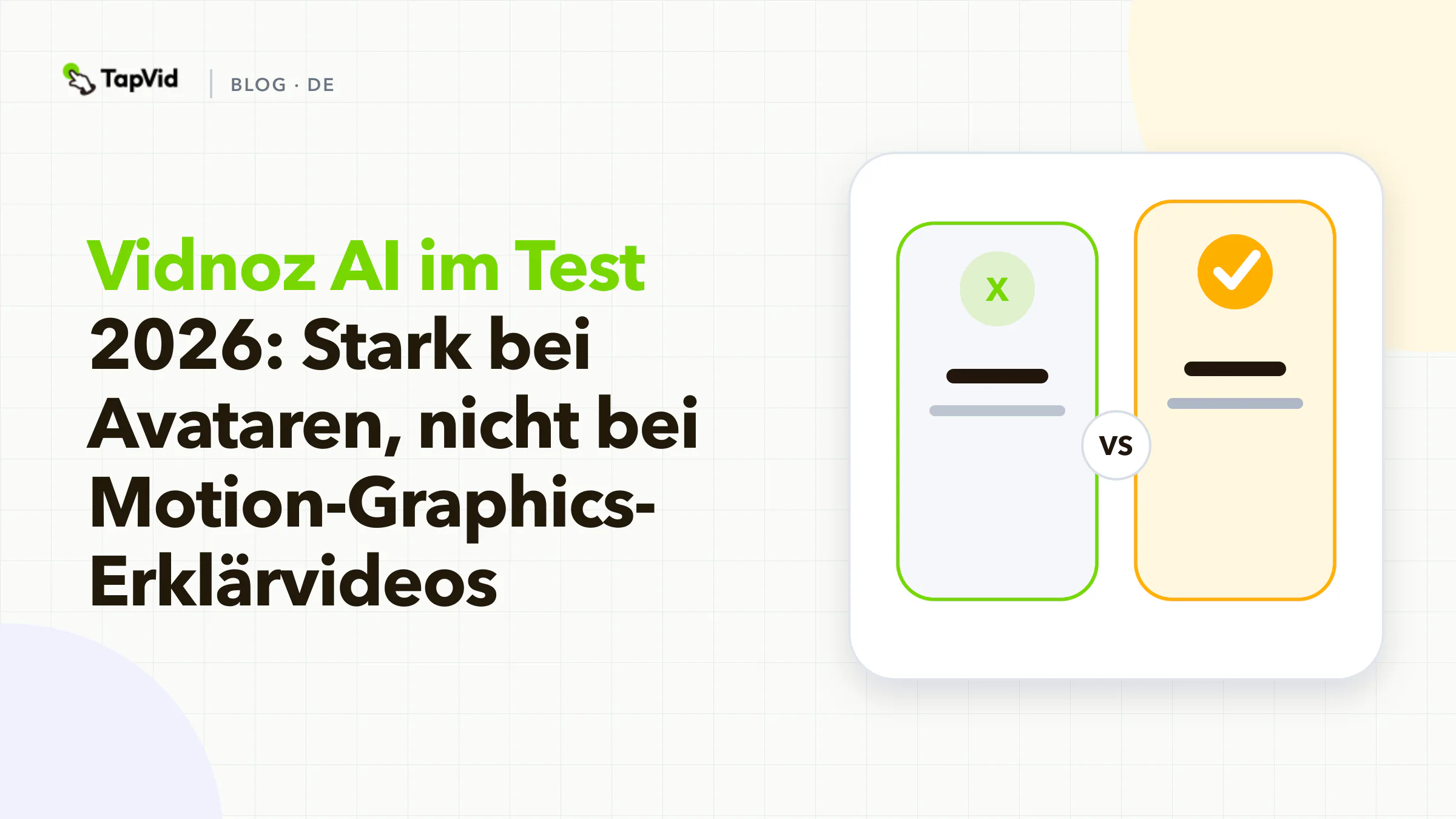 Vidnoz AI im Test – großartig für Avatare, nicht für Motion-Graphics-Erklärvideos