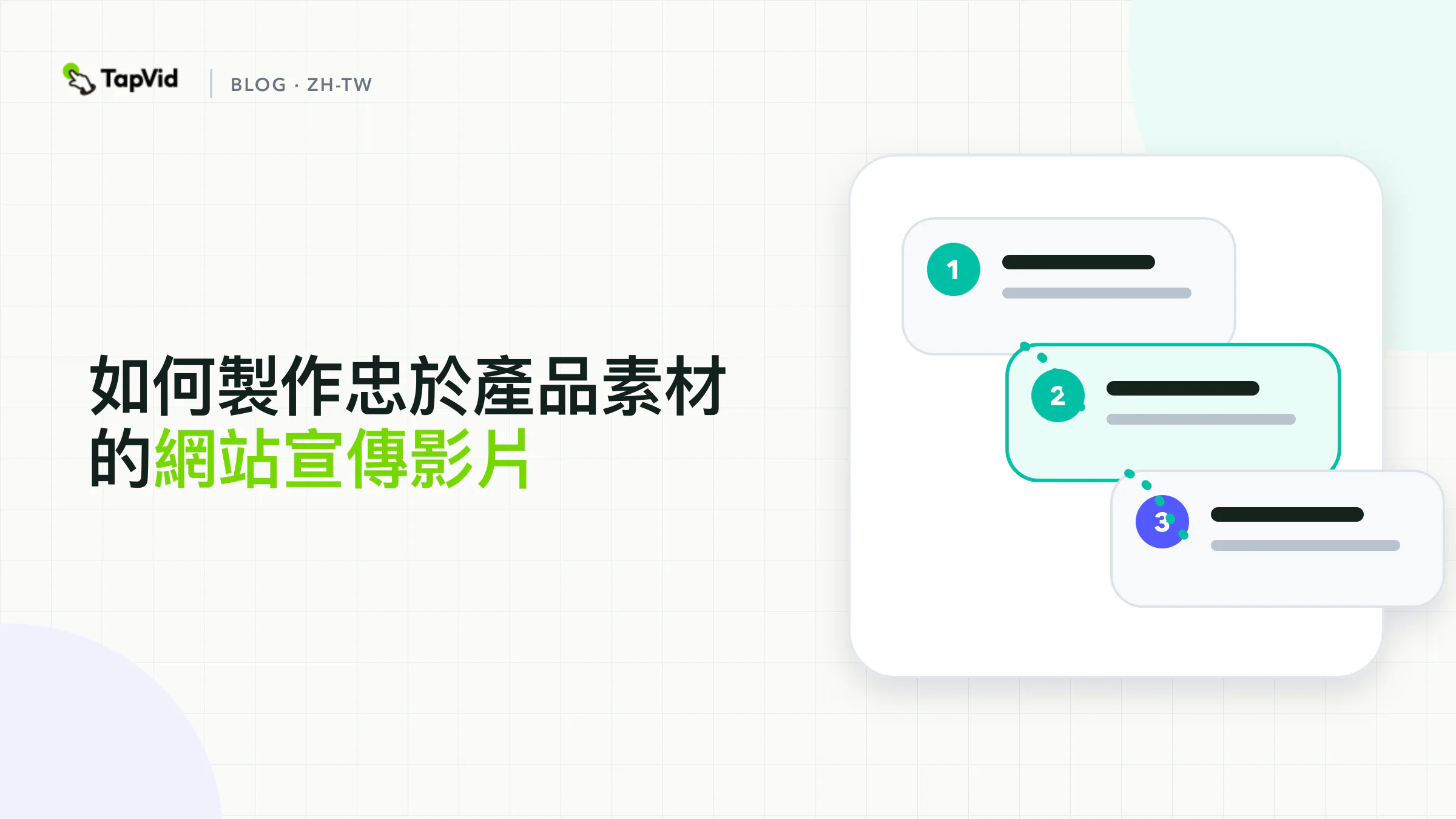 從到達頁文案到五段式結構的網站宣傳影片規劃路徑