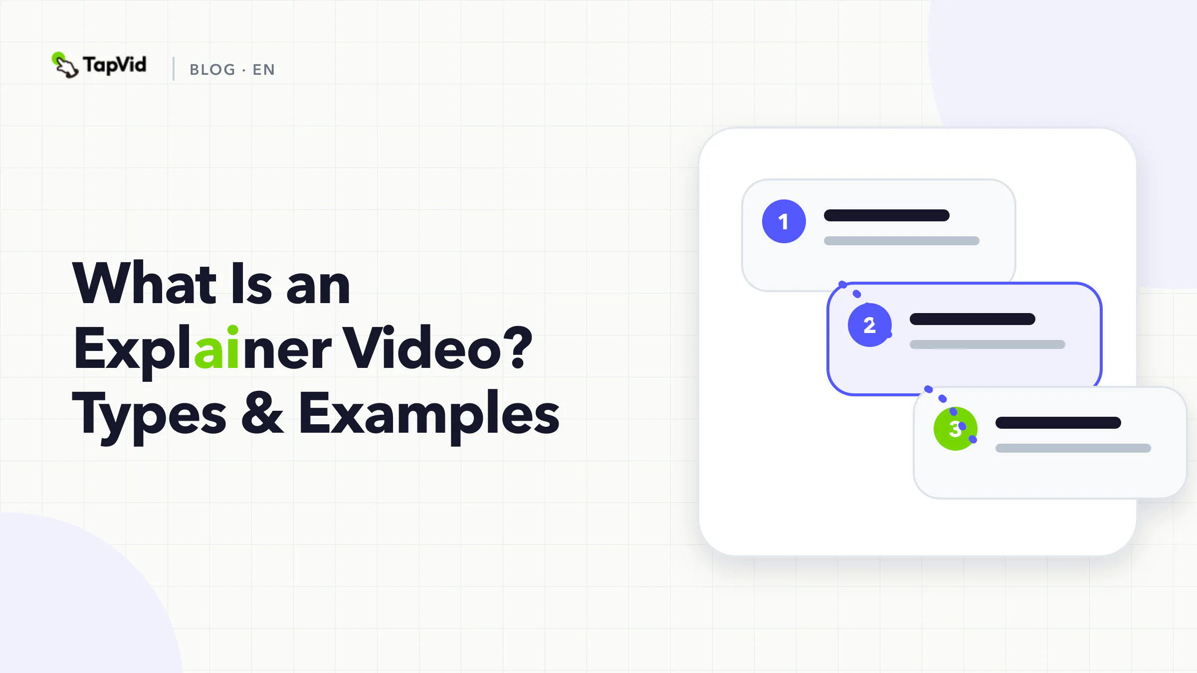 What is an explainer video: the main types, when to use each, and how to make one with AI