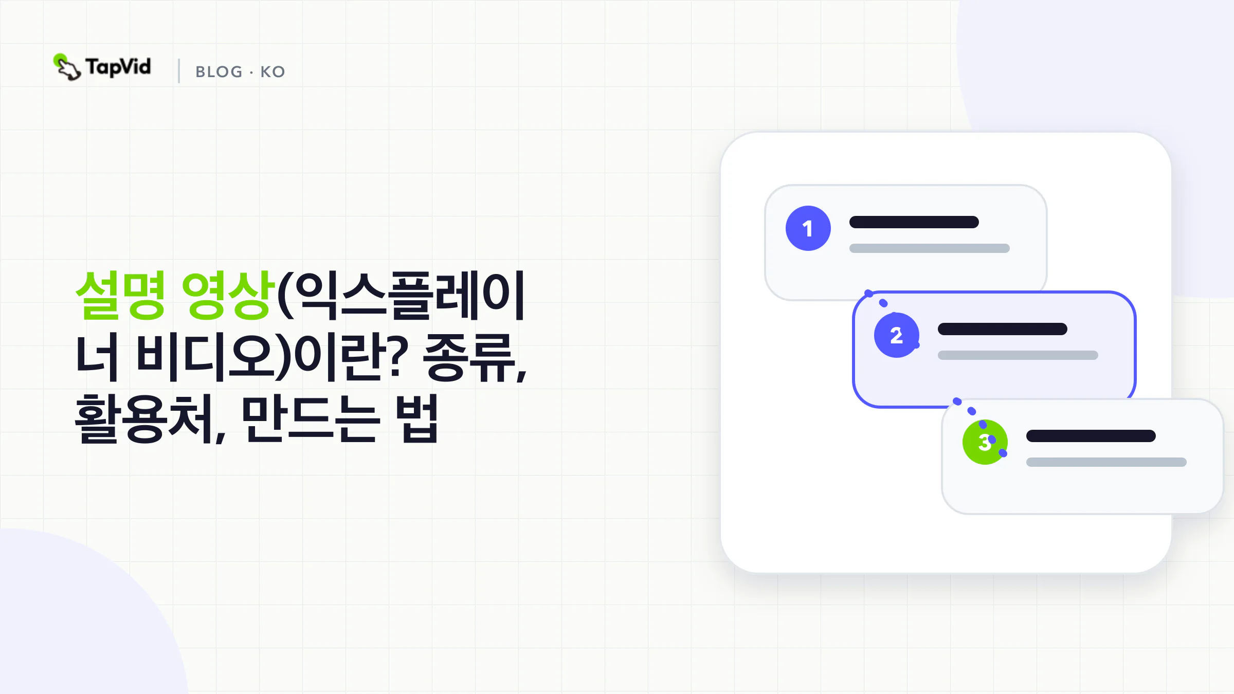설명 영상이란: 주요 유형, 유형별 사용 시점, AI로 만드는 방법