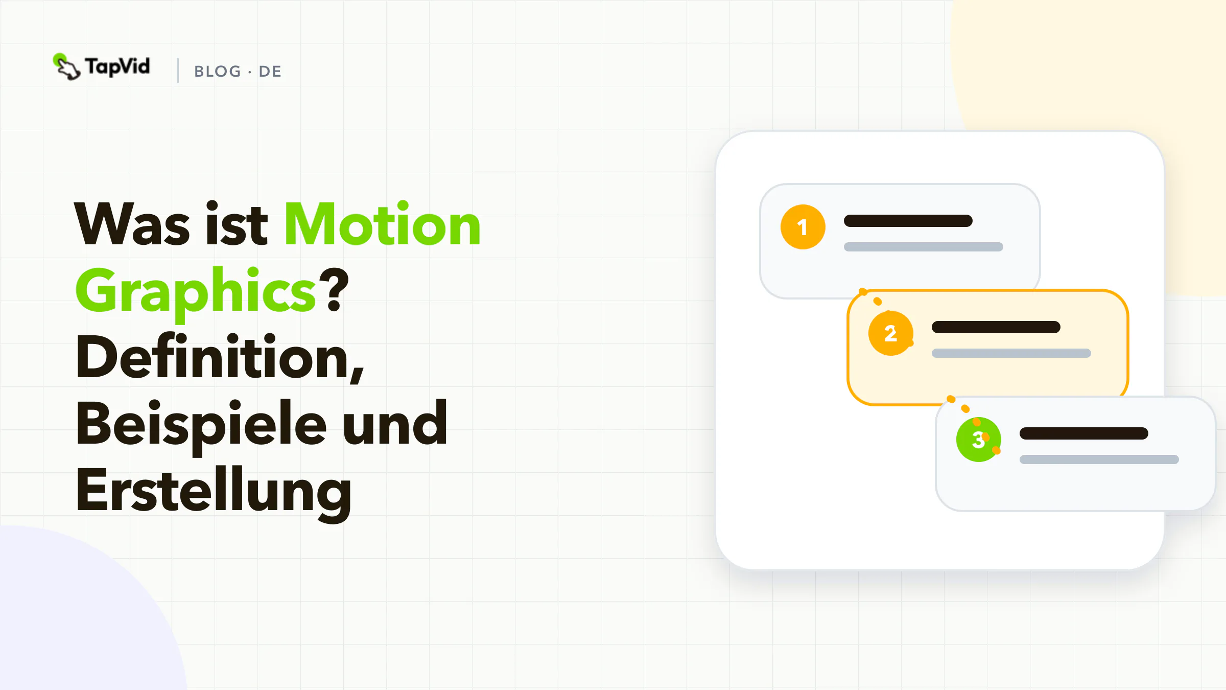 Was sind Motion Graphics? Grafikdesign in Bewegung