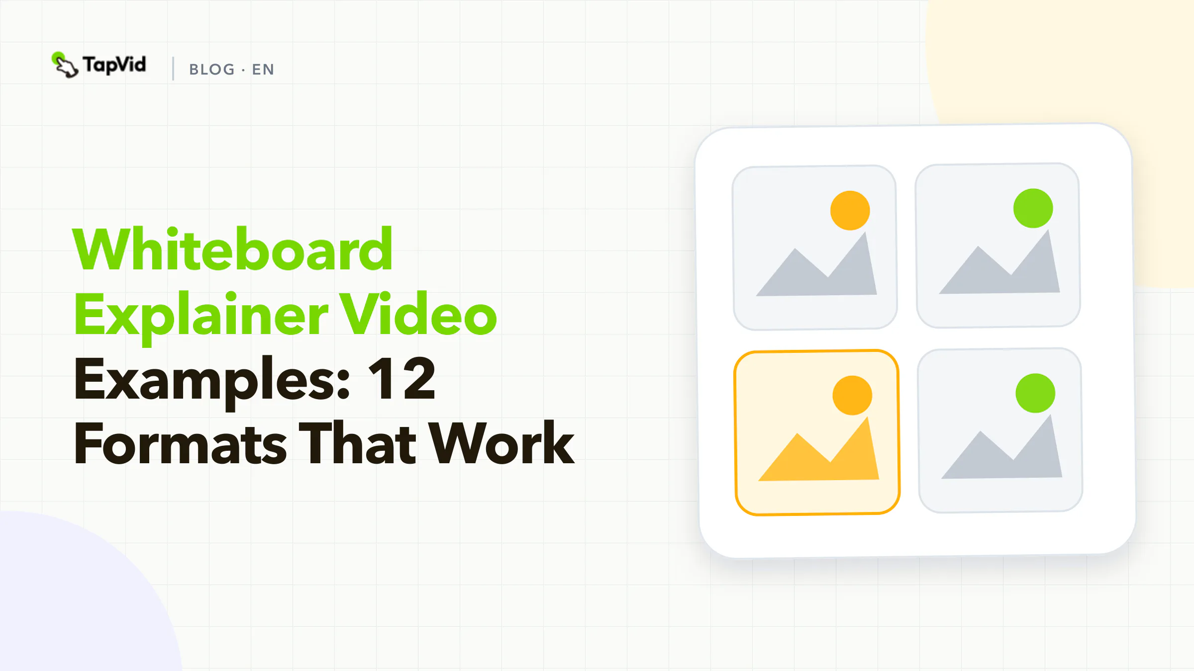 Whiteboard explainer video examples organized by explanation job