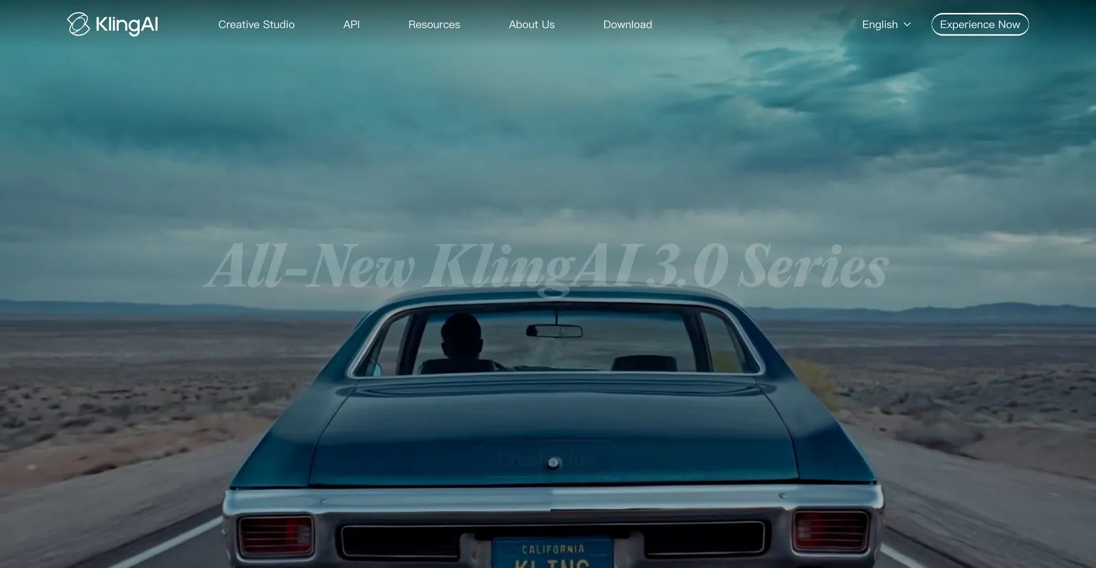 The Kling homepage (klingai.com)
