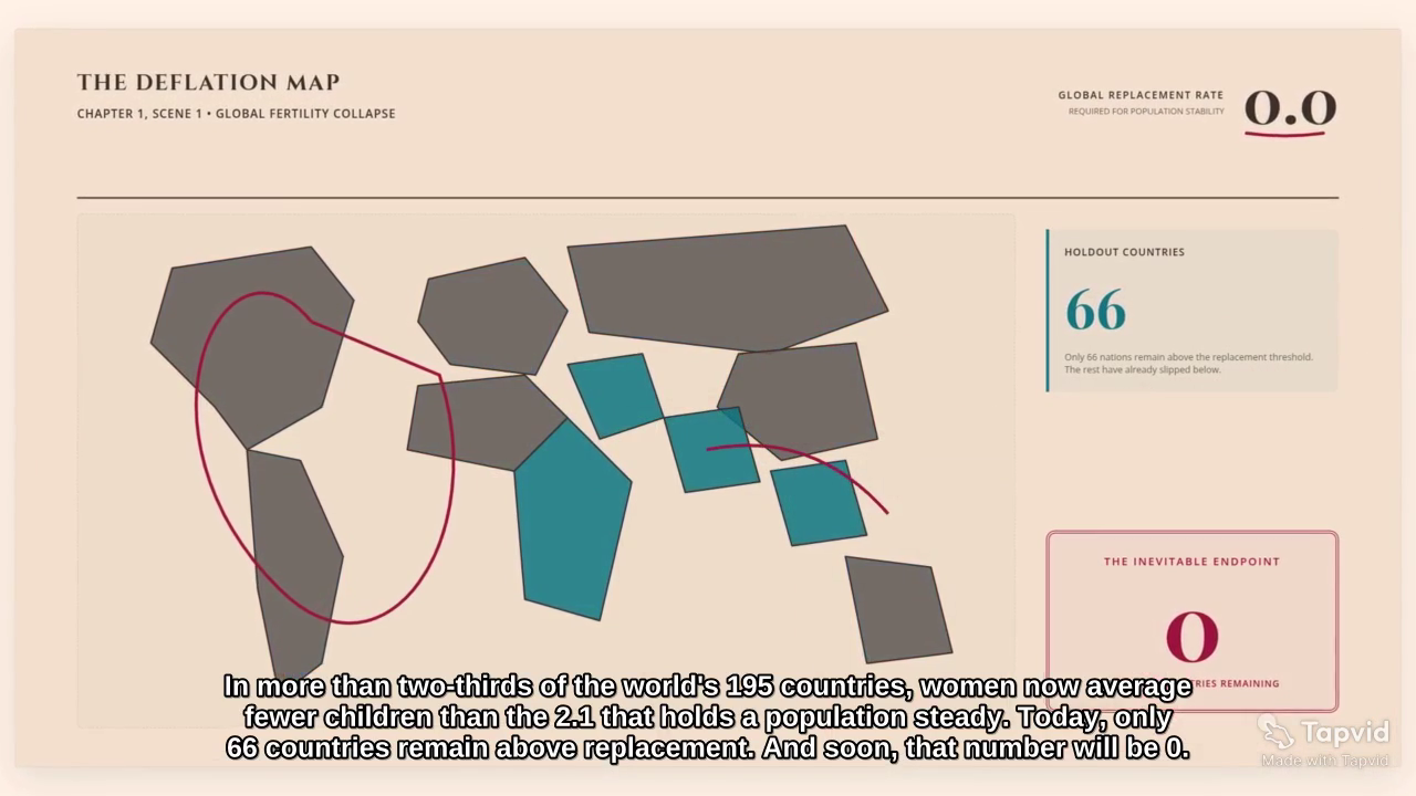 Public demographic explainer reviewed through its full player and transcript