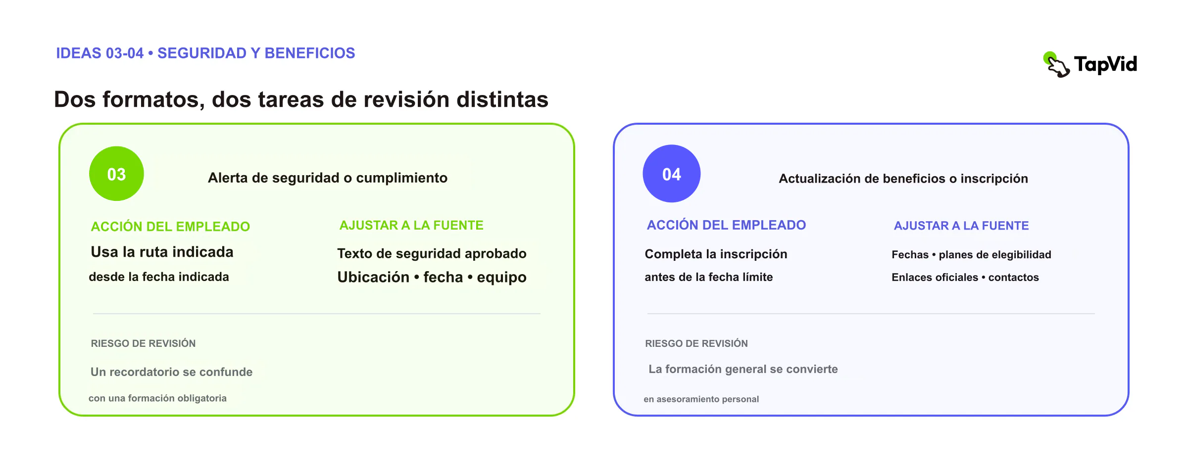 Alerta de seguridad y actualización de beneficios: acción, fuente bloqueada y riesgo de revisión