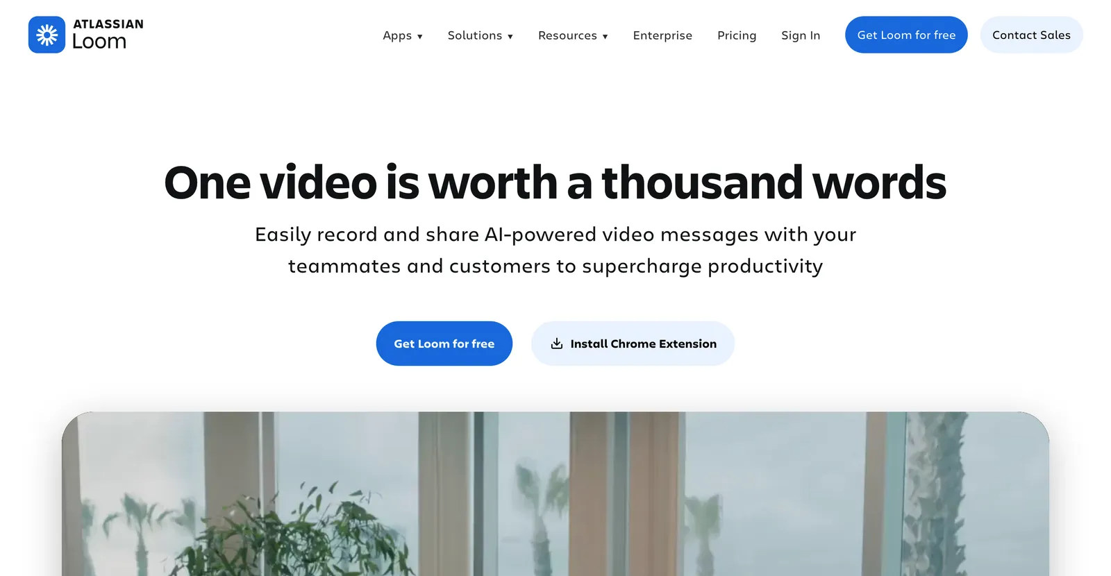 The Loom homepage