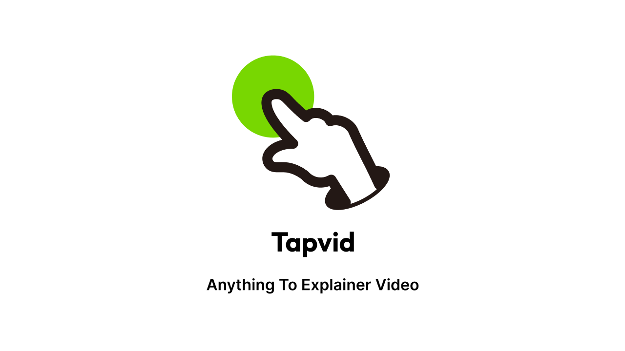 TapVid | AI Explainer Video Generator with Motion Graphics 网站预览