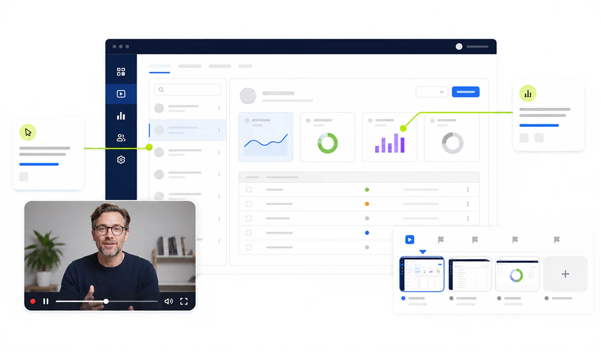 Layout controls for choosing the visual style of an enhanced talking-head video